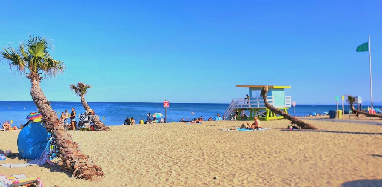 1Ere Ligne Mer Piscine Parking Gratuit Ле Баркарес Экстерьер фото